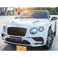 Bentley Continental 12V 2-persoons Kinderauto Wit