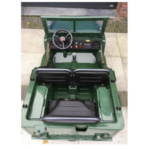 Willy’s Jeep Army 24 3 persoons kinderauto groen