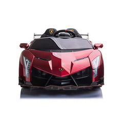 Lamborghini Veneno 12V 2 Persoons Kinderauto Metallic Rood