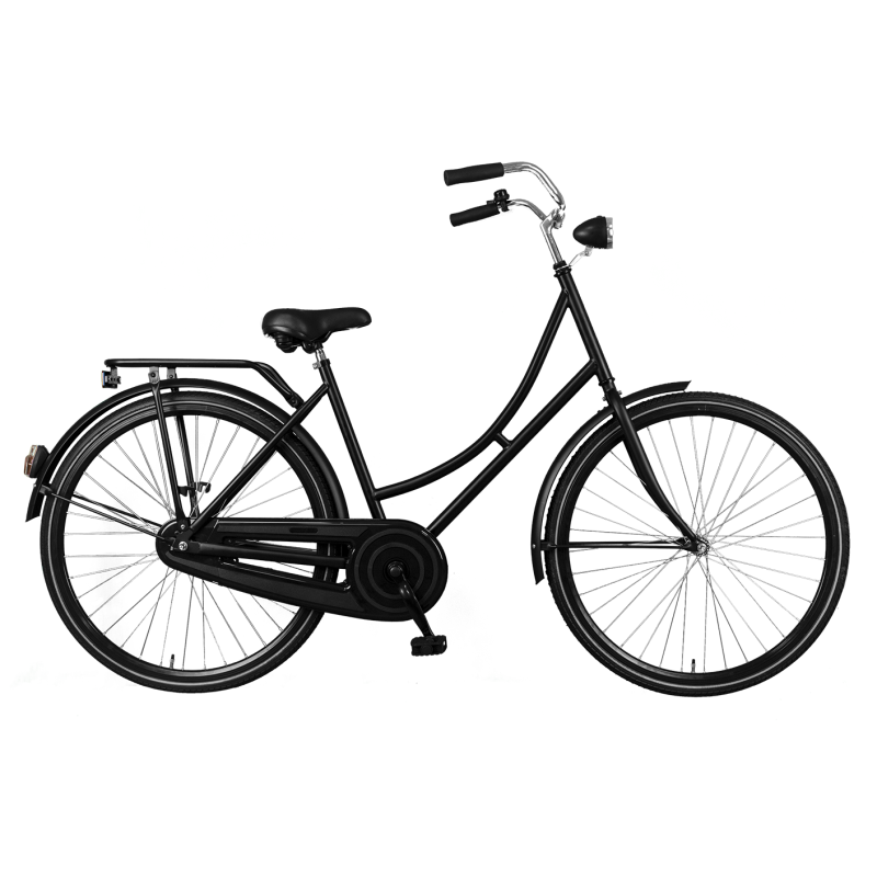Oma No label zwart 57 cm met slot zonder jasbeschermers