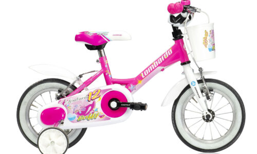 Lombardo Baffy D 12  roze wit vrijloop +2 handrem