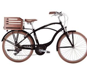 MBM E-Maui H 47cm 7 sp Mat Zwart