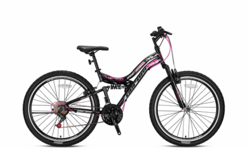 FXC 50  MTB D black pink shimano 21 sp