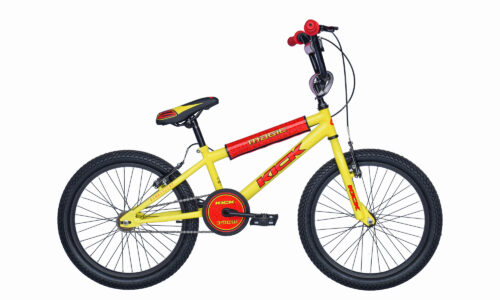 Magic Kick 16 inch geel rood