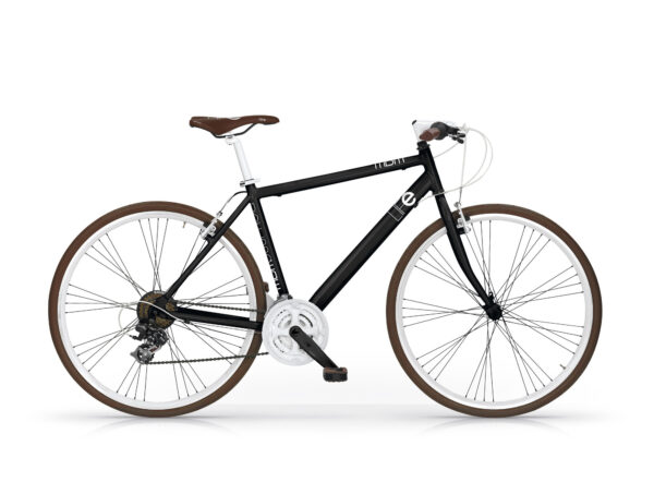 Life Fixed Gear 54 cm zwart shimano 21 sp
