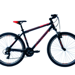 Elite Lotus  ATB Alu H 52 cm V brake zwart  rood 21 sp