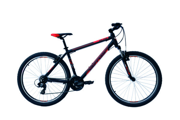 Elite Lotus ATB H 58 cm V brake zwart  rood 21 sp
