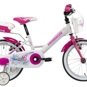 Lombardo Mariposa D wit/roze vrijloop + 2 handrem