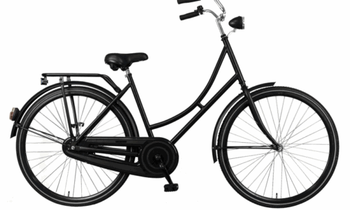 Oma No label zwart 57 cm met slot zonder jasbeschermers