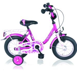 Lombardo Passion 14 inch wit roze vrijloop + 2 handrem