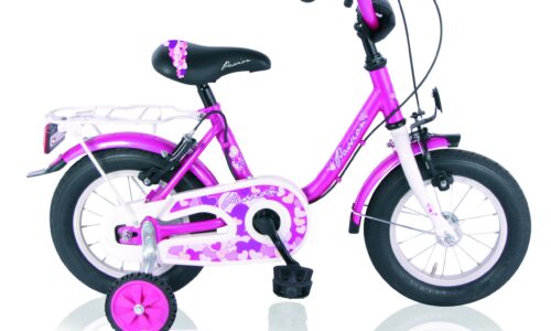 Lombardo Passion 14 inch wit roze vrijloop + 2 handrem