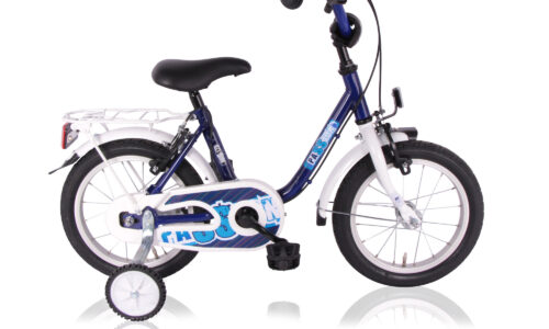 Lombardo Passion 16 inch blauw wit freewheel + 2 handrem