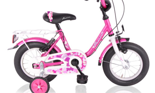 Lombardo Passion 18 inch wit roze vrijloop + 2 handrem