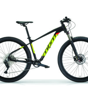 Snake MTB H 43 cm zwart geel shimano deore 12 sp Hdisc