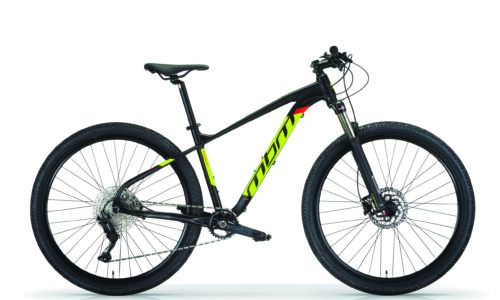 Snake MTB H 43 cm zwart geel shimano deore 12 sp Hdisc