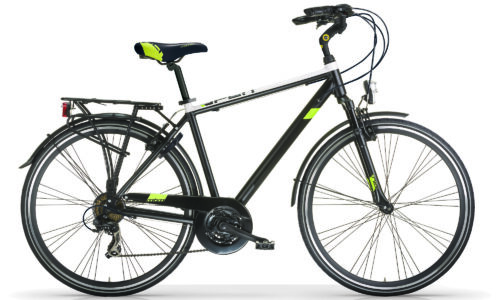 MBM Split H 54 cm 21 sp mat zwart wit