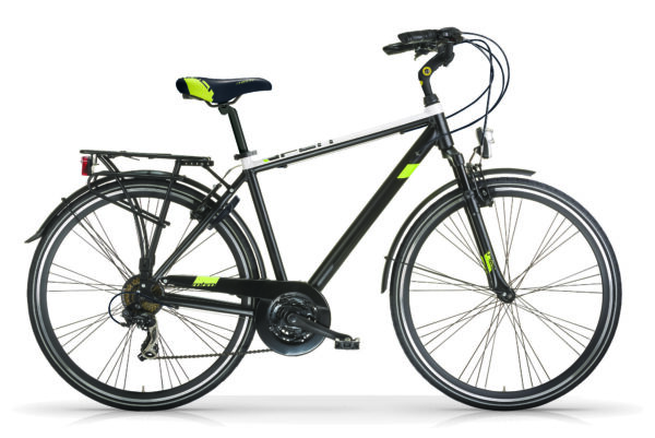 MBM Split H 58 cm 21 sp mat zwart wit