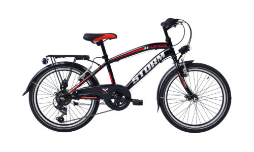 Wings Storm H 30 cm 6 sp   zwart rood