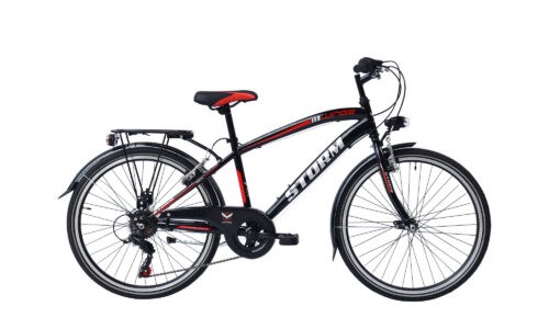 Wings Storm H 33 cm 6 sp   zwart rood