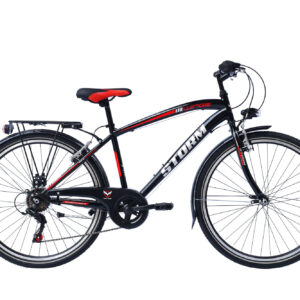 Wings Storm H 40 cm 6 sp   zwart rood