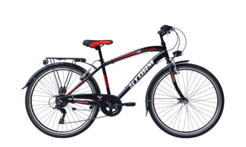 Wings Storm H 40 cm 6 sp   zwart rood