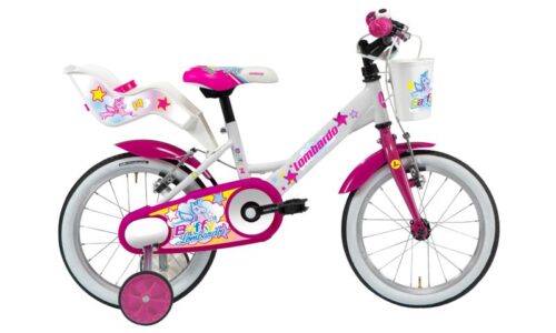 Lombardo Baffy D12 wit roze  vrijloop +2 handrem