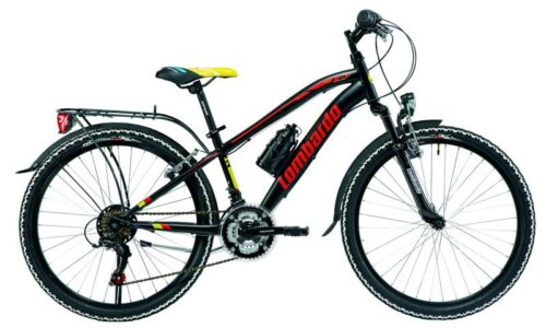 Lombardo MTB Tropea H 35 cm zwart rood geel 18 sp
