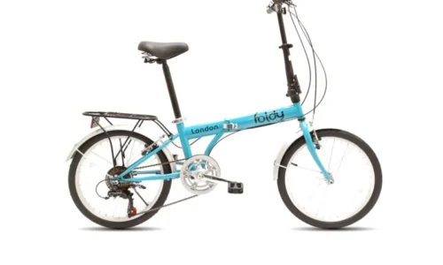 Wheelez London 20 " engels blauw 6 speed derr