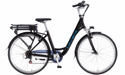 MBM Lorraine D 46 cm 6 sp zwart 28 inch wiel