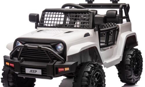 Jeep 12V Kids Car White