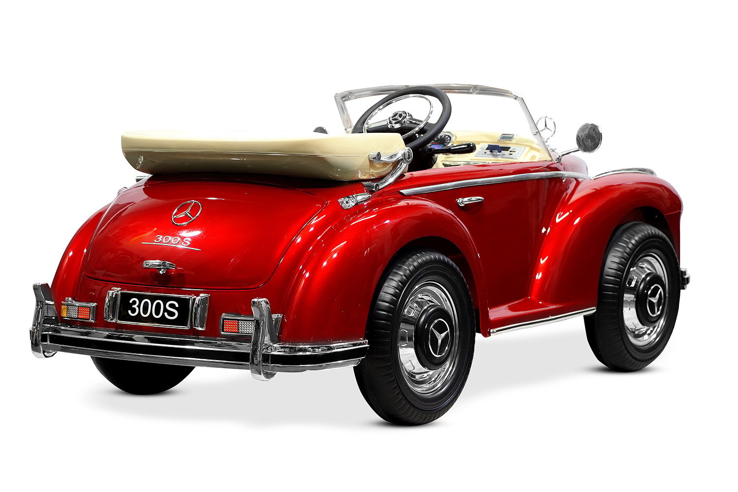 Mercedes 300S 12V Red - Afbeelding 2