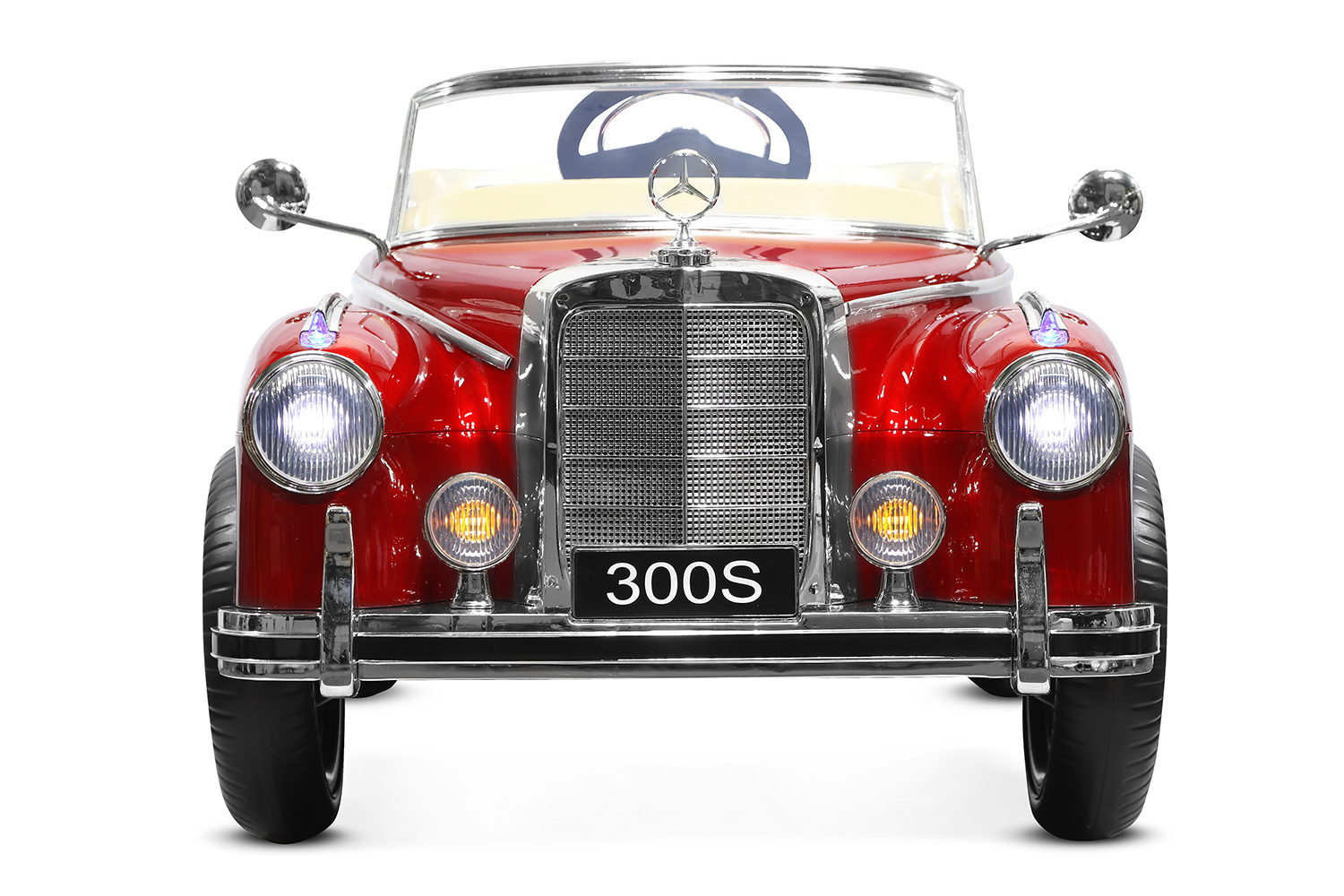Mercedes 300S 12V Red - Afbeelding 4