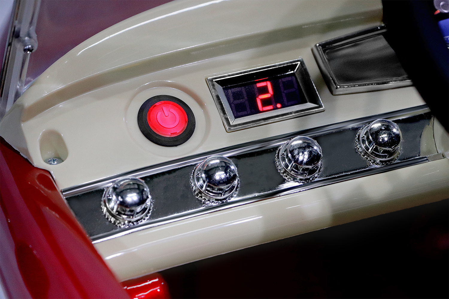 Mercedes 300S 12V Red - Afbeelding 7