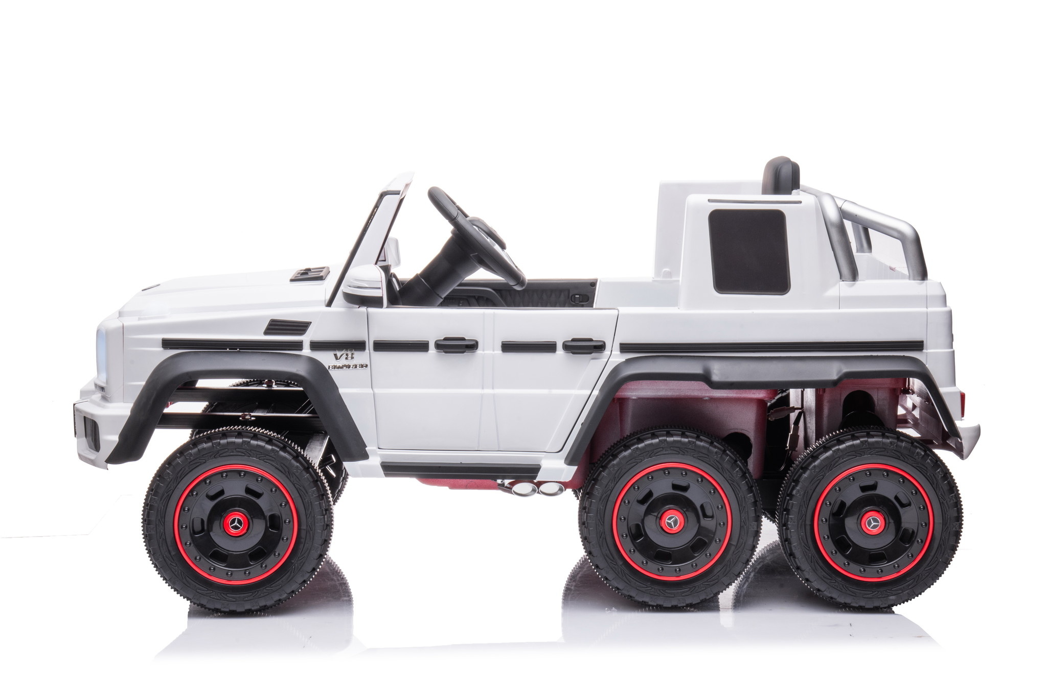 Mercedes G63 6X6 AMG 12V White - Afbeelding 4