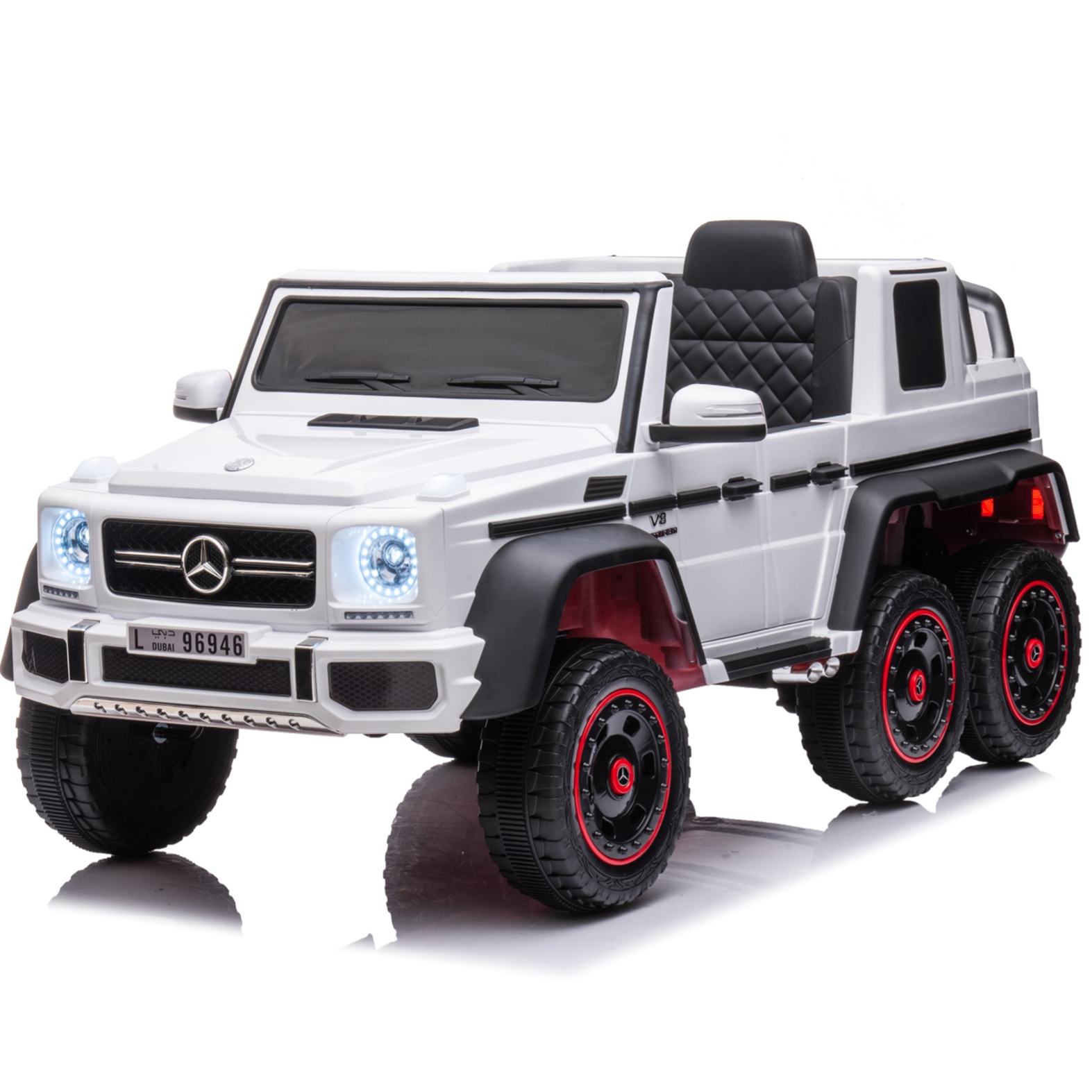 Mercedes G63 6X6 AMG 12V White