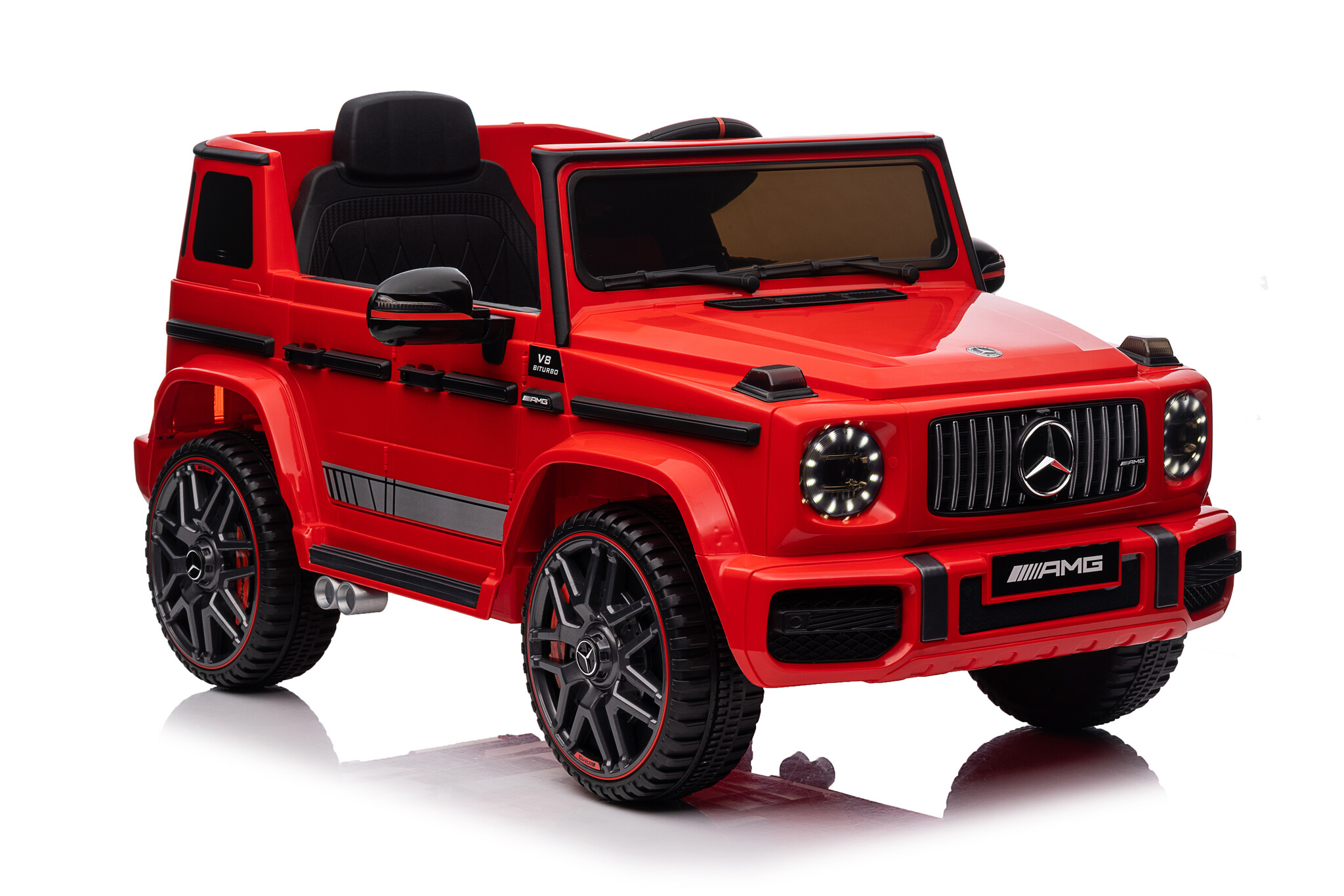 Mercedes G63 AMG Cabrio 12V Red - Afbeelding 2