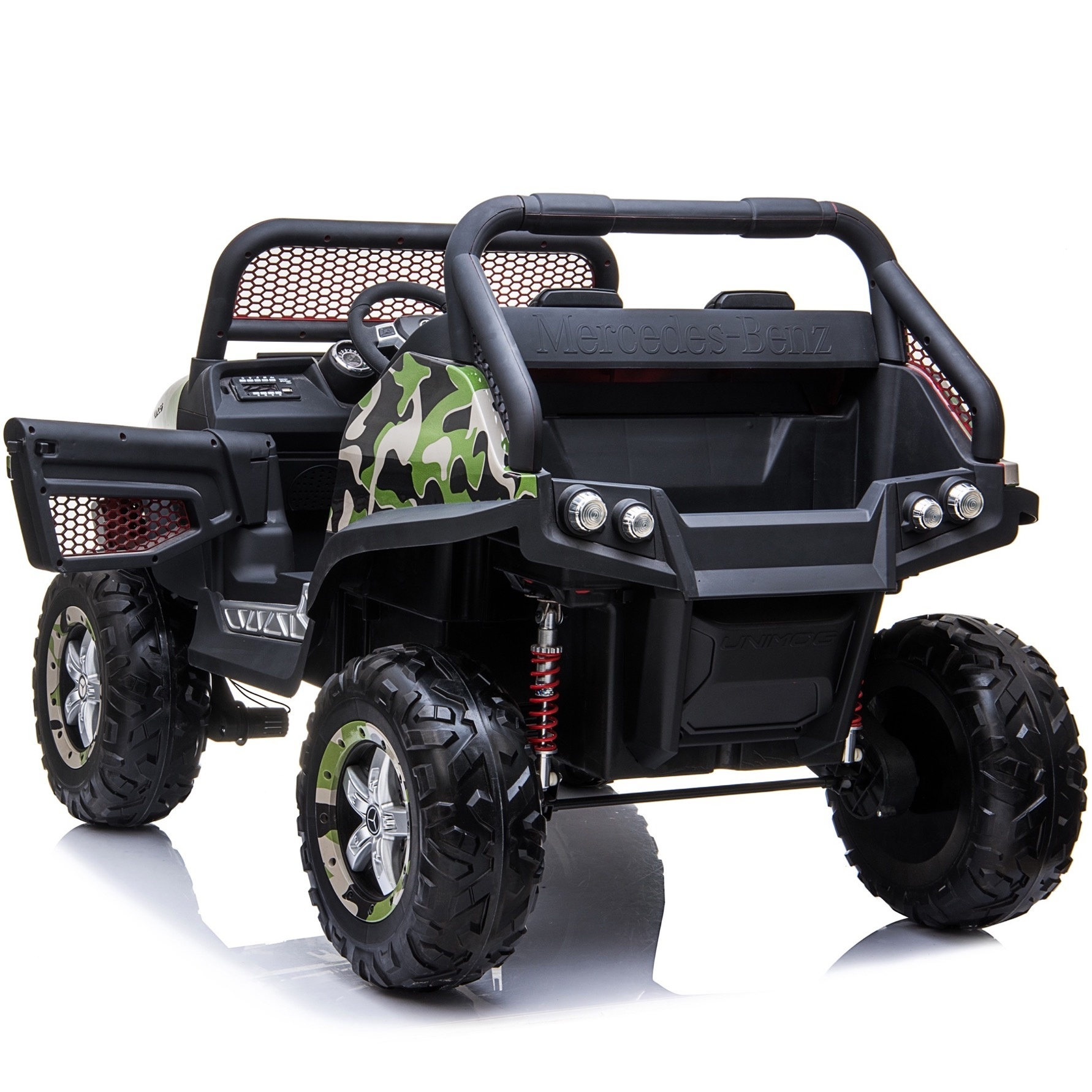 Mercedes Unimog 12V 2-seater Camouflage - Afbeelding 3