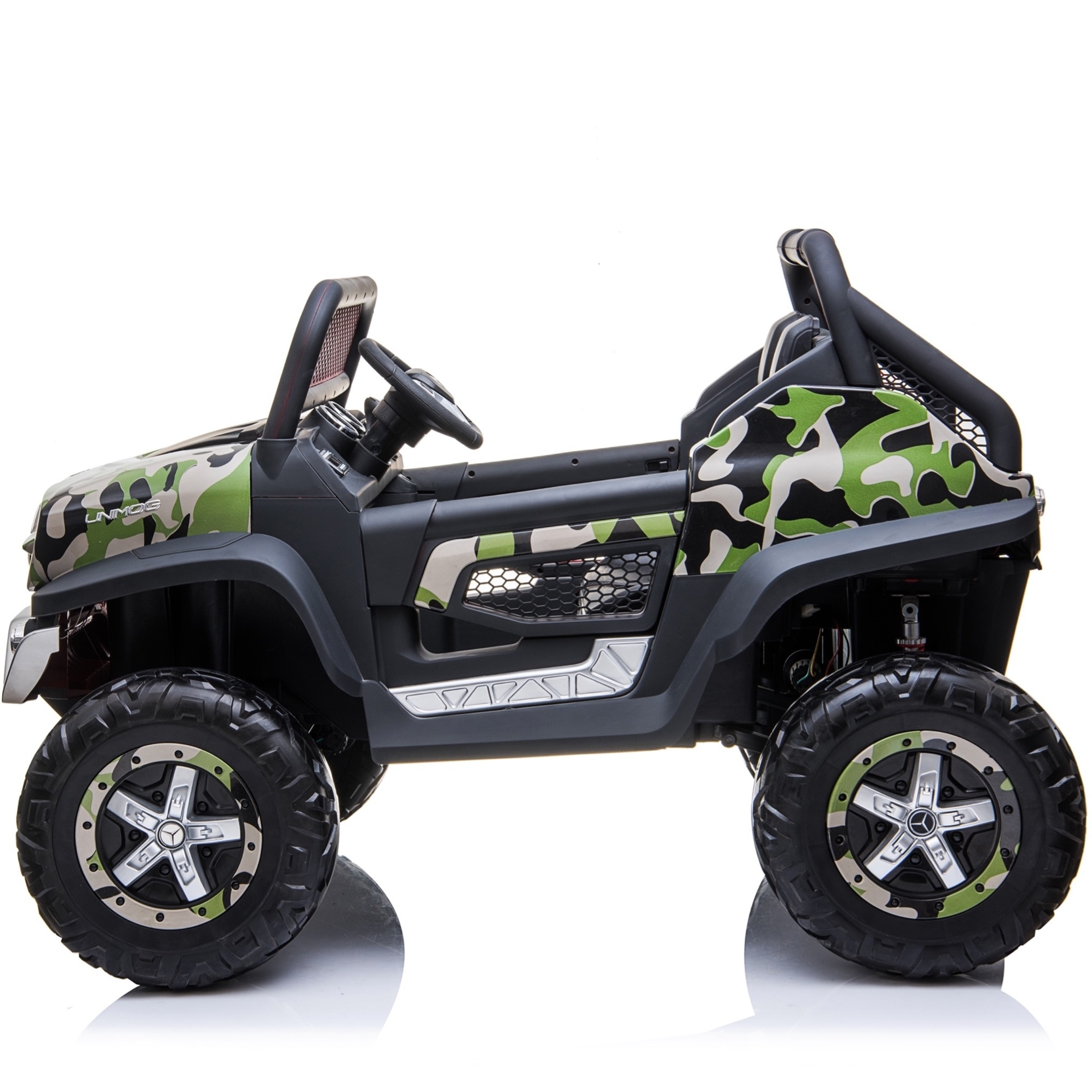 Mercedes Unimog 12V 2-seater Camouflage - Afbeelding 5