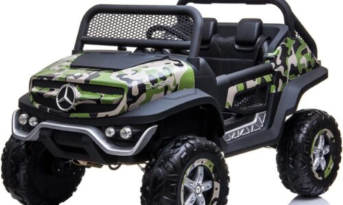 Mercedes Unimog 12V 2-seater Camouflage