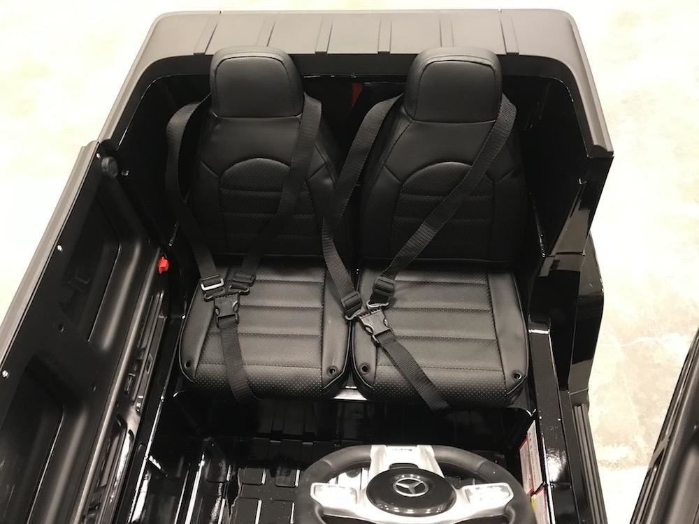 Mercedes g63 12V 2-seater metallic black - Afbeelding 5