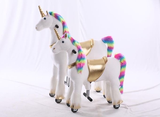Pony Ride, Unicorn Gold ,SMALL - Afbeelding 4