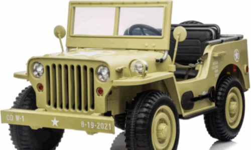 Willy’s Jeep Army 24V 3 seater Khaki