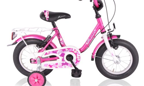 Lombardo Passion 16 inch wit roze vrijloop + 2 handrem